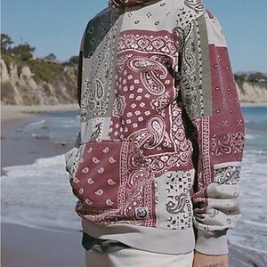 BDG Multicolor Patchwork washed Sweater